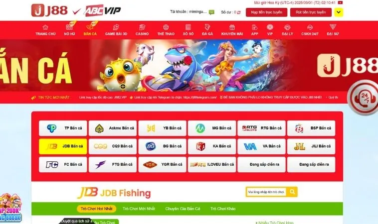 Bắn Cá Tại JJ88 Săn Thưởng Khủng Trong Đại Dương 3D Hấp Dẫn 1 Nhà cái JJ88 hợp tác với nhiều nhà cung cấp game bắn cá hàng đầu