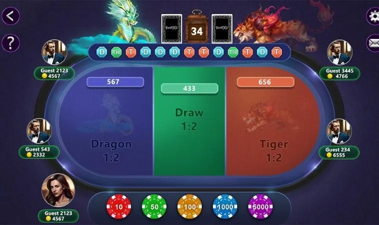 Dragon Tiger Hấp Dẫn Tại JJ88
